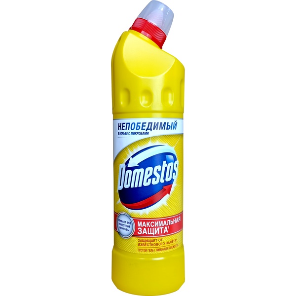 Средство чистящее и дезинфицирующее Domestos (Доместос) Лимонная свежесть, универсальное, 750 мл
