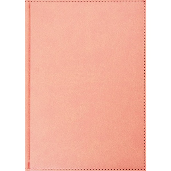 Ежедневник полудатированный, А5, 128 л., 60 г/м2, тв. перепл., и/к, поролон, Plano Sorrento_пудровый  Акция!