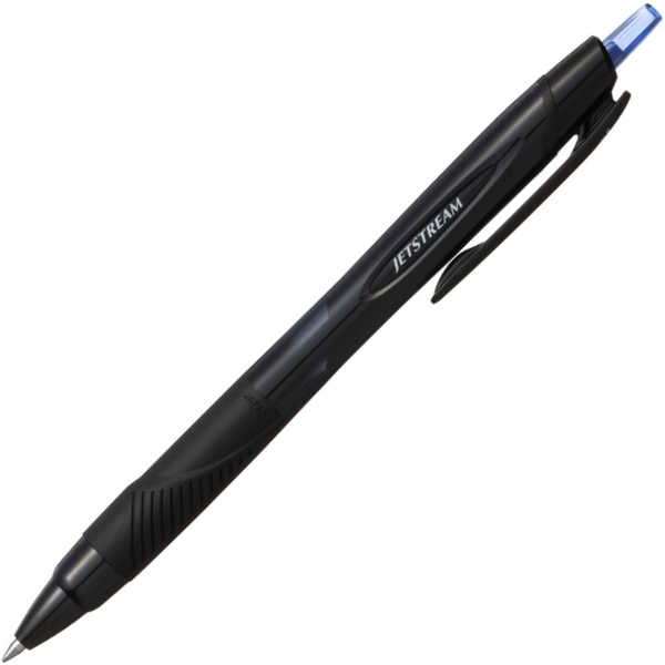 Ручка шариковая автомат., синяя, 0.7 мм (подпруж. узел), эрг. грип, UNI Jetstream SXN-157