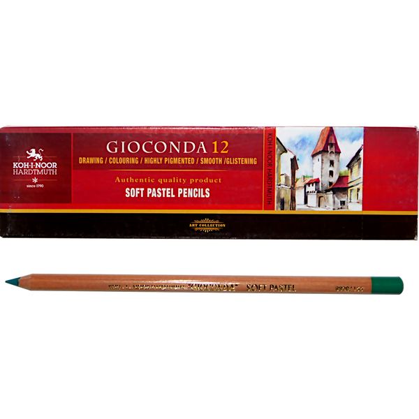Пастель сухая в карандаше KOH-I-NOOR Gioconda Soft Pastel, хром зеленый темный, 4.2 мм Пастель сухая в карандаше KOH-I-NOOR Gioconda Soft Pastel, хром зеленый темный, 4.2 мм