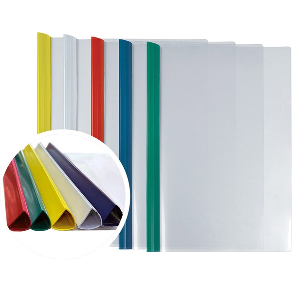 Папка со скрепкошиной, А4, на 90 л., PP 180 мкм, LAMARK_5 дизайнов  АКЦИЯ!!!