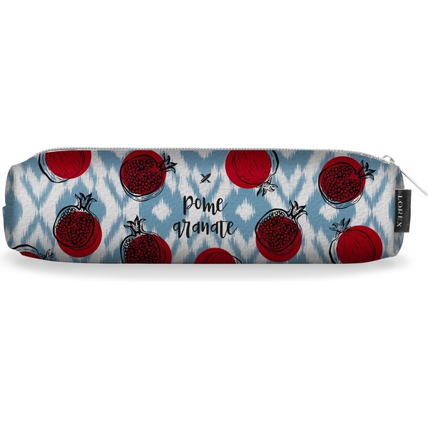 Пенал 1 отд., на молнии, 200*60*40 мм, иск. кожа, LOREX Tube pomme granate   Акция!