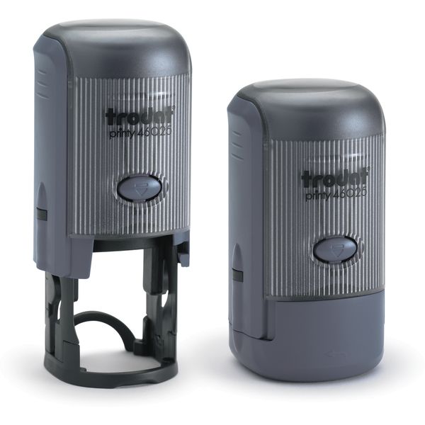 Оснастка для печати автомат., оттиск Ø25 мм, пласт. корпус_серый, TRODAT Printy (с крышкой) Оснастка для печати автомат., оттиск Ø25 мм, пласт. корпус_серый, TRODAT Printy (с крышкой)