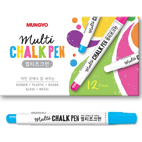 Маркер меловой синий Mungyo Chalk Pen, пулевидный ПУ Маркер меловой синий Mungyo Chalk Pen, пулевидный ПУ