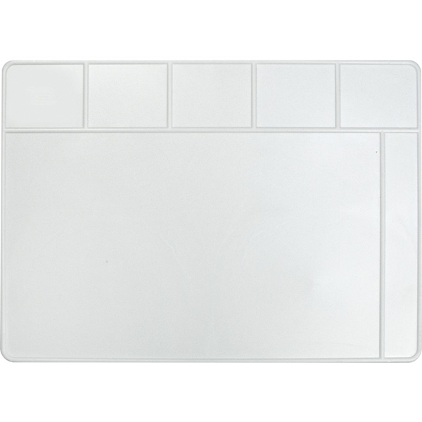 Доска для лепки А4 с ячейками + трафарет (на обратной стороне), пластик, цв.: белый, ЛУЧ № 3