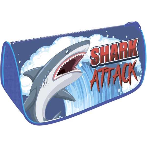 Пенал 1 отд., на молнии, 200*105*65 мм, текстиль, ПЧЕЛКА Shark attack (треуг.) Пенал 1 отд., на молнии, 200*105*65 мм, текстиль, ПЧЕЛКА Shark attack (треуг.)