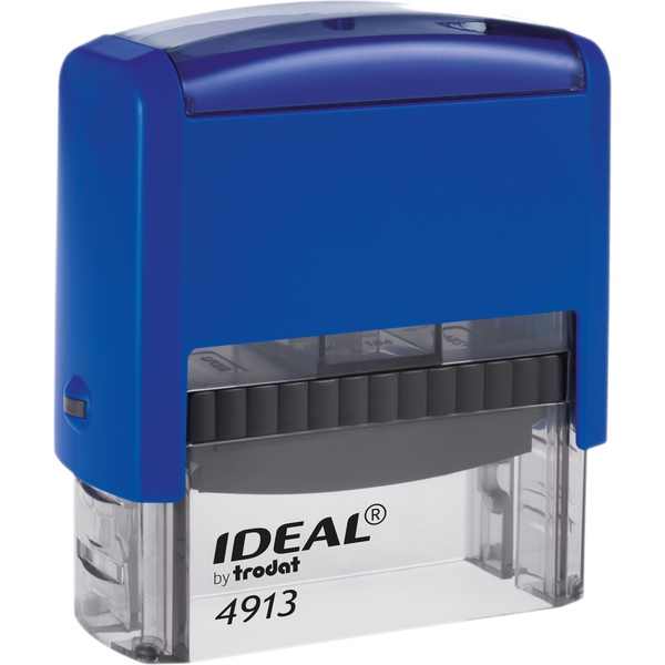 Оснастка для штампа автомат., оттиск 58*22 мм, пласт. корпус_сапфир, IDEAL P2 Оснастка для штампа автомат., оттиск 58*22 мм, пласт. корпус_сапфир, IDEAL P2