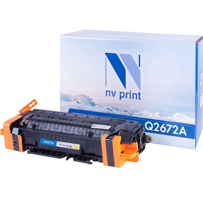 Картридж NVP совместимый HP Q2672A Yellow для LaserJet  Color 3500 / 3550n / 3700 (4000k)