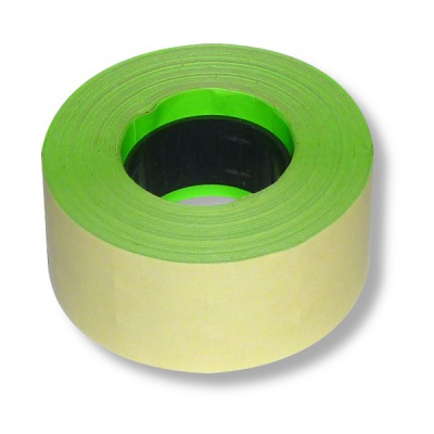 Этикет-лента, 26 (25)*16 мм, 800 шт., зеленая