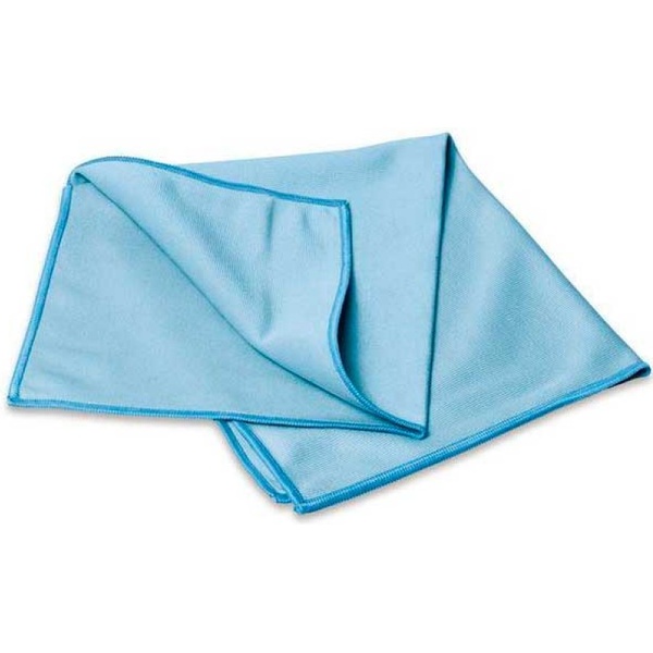 Салфетка для стекол и зеркал, 30*30 см, микрофибра, 260 г/м², цв.: голубой, Urban clean (б/уп)