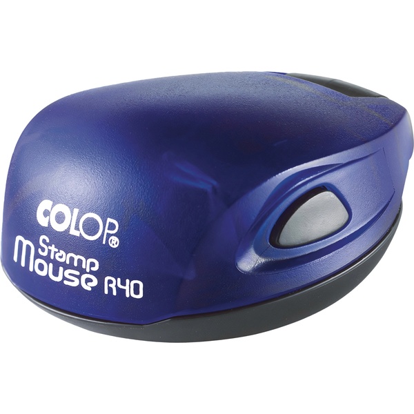 Оснатка для круглой печати Colop Stamp Mouse R40, темно-синяя