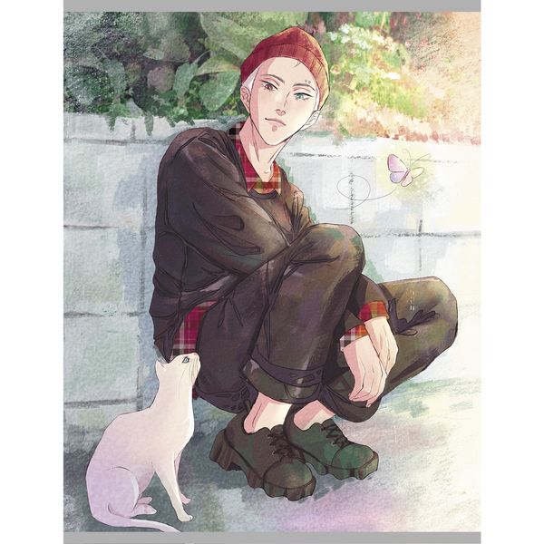 Тетрадь А4, клетка, 48 л., на скобе, 60 г/м², мат. лам., Listoff Друзья