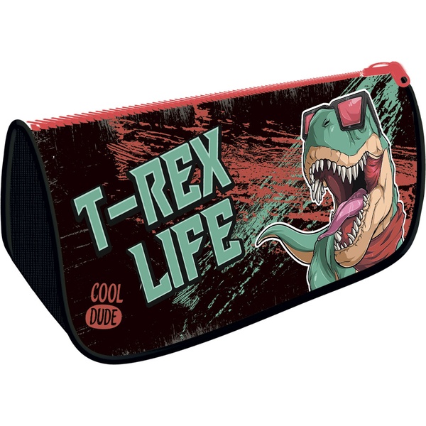 Пенал 1 отд., на молнии, 200*105*65 мм, текстиль, ПЧЕЛКА T-Rex (треуг.) Пенал 1 отд., на молнии, 200*105*65 мм, текстиль, ПЧЕЛКА T-Rex (треуг.)