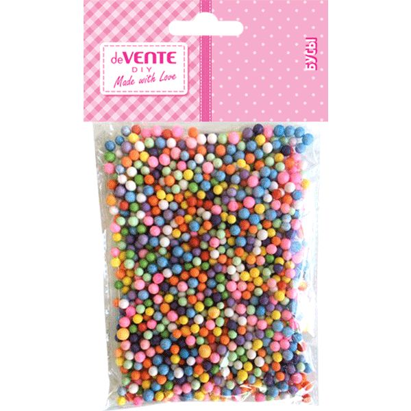 Заготовка для декорирования "Снег", пенополистирол, D2 мм, 10 г, ассорти, в п/п