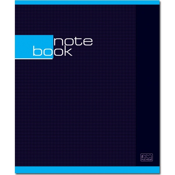 Тетрадь 96 л., клетка, 60 г/м2, обл. мел. картон, лам. глянцевая, ПОЛИНОМ Строгая тетрадь_4 дизайна