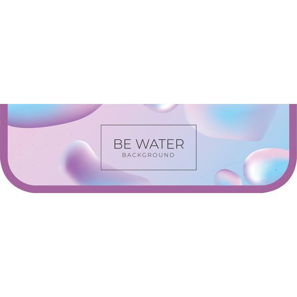 Пенал для кистей ПЧЕЛКА Абстрактные капли, 1 отд., лам. картон, на молнии, 270*90 мм Акция!