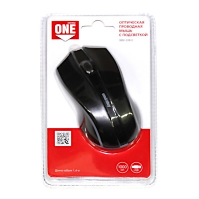 Мышь Smartbuy проводная с подсветкой ONE 338 черная Мышь Smartbuy проводная с подсветкой ONE 338 черная