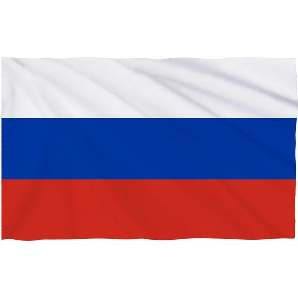 Флаг Российской Федерации (без герба), 100% полиэф. шелк, 85*145 см, без флагштока Флаг Российской Федерации (без герба), 100% полиэф. шелк, 85*145 см, без флагштока