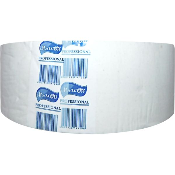 Бумага туалетная на втулке, 1-сл., 400 м* 95 мм, б/перфорации, св.-серая, Мягкоff Professional