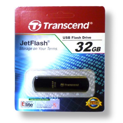 USB-- 32  Transcend JetFlash 350 Black, USB 2.0
