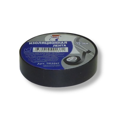 Изолента ПВХ 15 мм*10 м, черная, Klebebander Изолента ПВХ 15 мм*10 м, черная, Klebebander