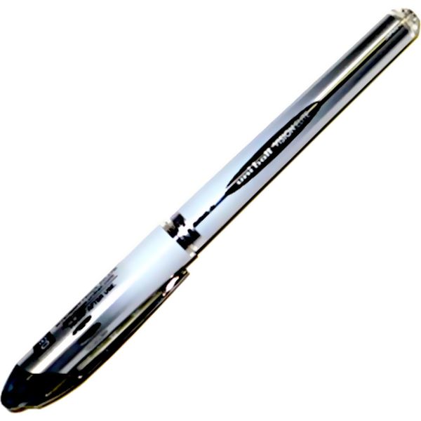 Ручка-роллер, черная, Ø 0.8 мм, линия 0.6 мм, airplane-safe TEC, рифл. грип, Uni-Ball VisionElite