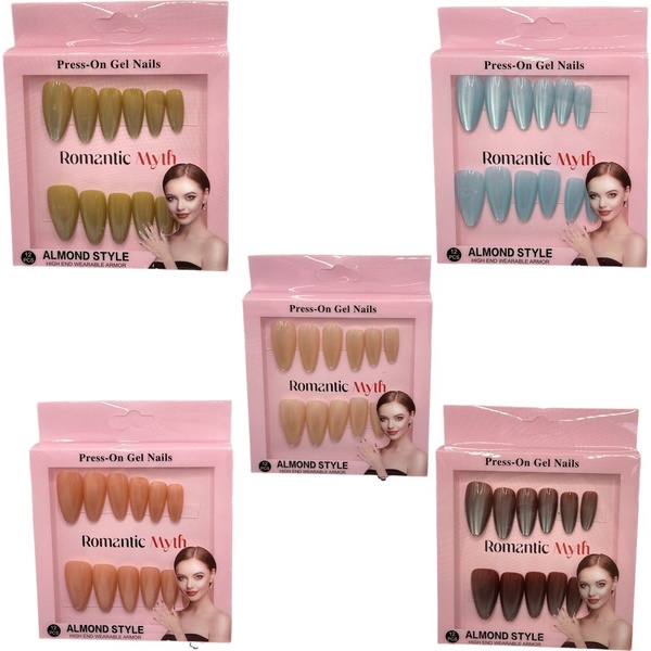 Типсы с дизайном: перламутровые, однотонные, в к/к