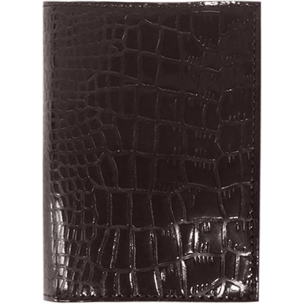 Обложка для паспорта с картхолдером, нат. кожа "croco"/PVC, цв.: коричневый, Attomex Обложка для паспорта с картхолдером, нат. кожа "croco"/PVC, цв.: коричневый, Attomex