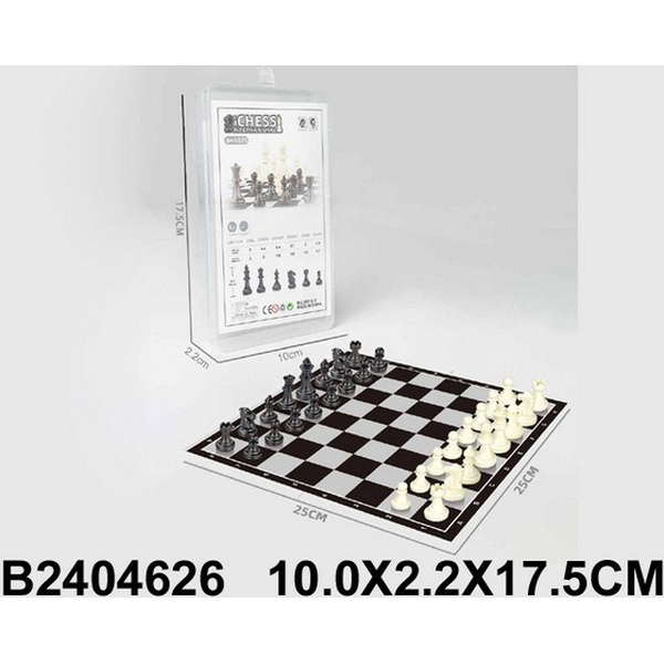 Игра настольная Шахматы, 25*25 см, пластиковые, с картонной доской, в коробке Игра настольная Шахматы, 25*25 см, пластиковые, с картонной доской, в коробке