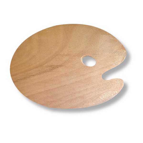 Палитра деревянная (фанера 5 мм), овальная, 30*40 см, СОНЕТ