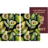 Обложка для паспорта deVENTE Avocado: иск. кожа, клапаны - ПВХ 