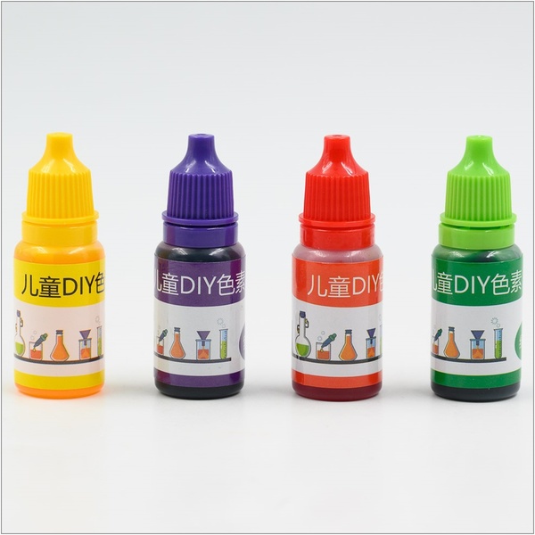 Чернила цветные для детских штампиков (набор 4 шт./цв.) MAYLOTT