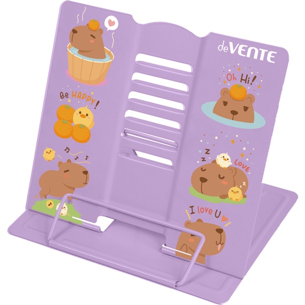 Подставка для книг металлическая deVENTE Capybara, 154*152 мм, 235 г, противоскольз. ножки Подставка для книг металлическая deVENTE Capybara, 154*152 мм, 235 г, противоскольз. ножки