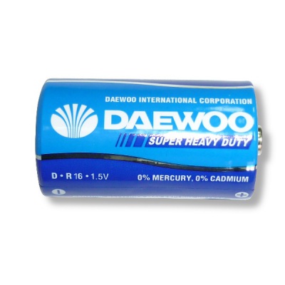 Батарейка R20/D, 1.5 V, Daewoo Heavy Duty/солевая Батарейка R20/D, 1.5 V, Daewoo Heavy Duty/солевая
