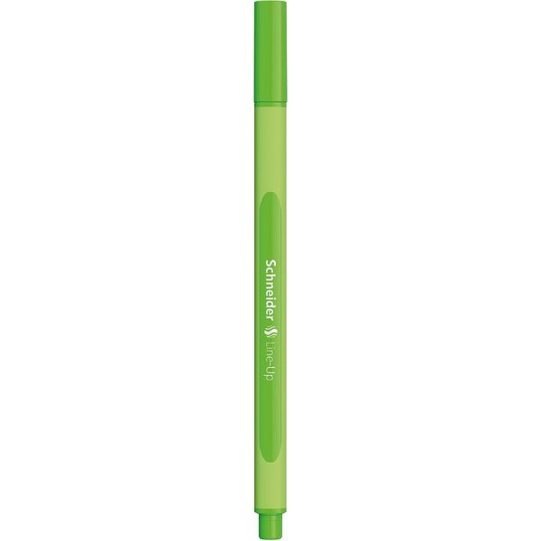 Ручка капиллярная зеленая неоновая Schneider Line-Up, толщина линии 0,4 мм, трехгранный корпус