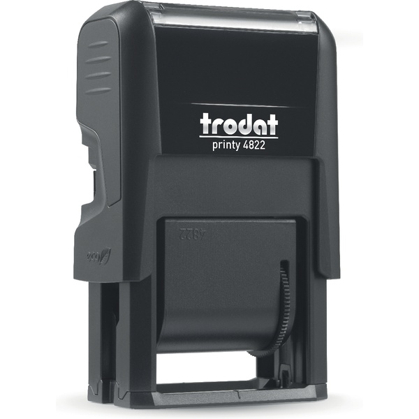 Штамп текстовый "12 БУХГАЛТЕРСКИХ ТЕРМИНОВ", шрифт h=4 мм, пласт. корпус_черный, TRODAT Printy 