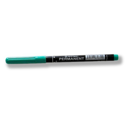 Маркер промышленный CENTROPEN Permanent, зеленый, спирт. осн., пулевидный н-к, 1.0 мм, эргогрип Маркер промышленный CENTROPEN Permanent, зеленый, спирт. осн., пулевидный н-к, 1.0 мм, эргогрип
