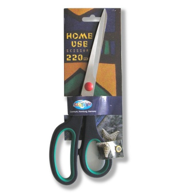 Ножницы 22 см CENTRUM Home Use, комбинированные асимметричные ручки, в к/блистере Ножницы 22 см CENTRUM Home Use, комбинированные асимметричные ручки, в к/блистере