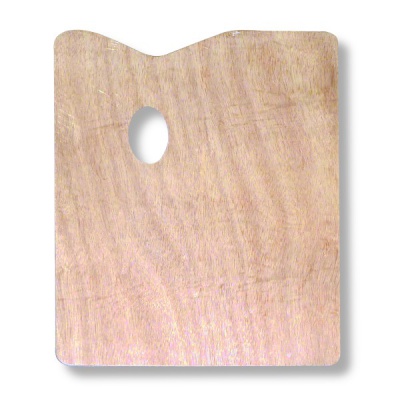 Палитра деревянная (фанера 5 мм), прямоугольная, 25*30 см, СОНЕТ