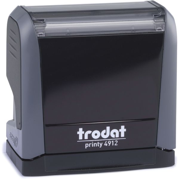 Оснастка для штампа автомат., оттиск 47*18 мм, пласт. корпус_серый, TRODAT Printy 4.0