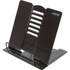 Подставка для книг металлическая deVENTE School Blacky, 200*190 мм, 430 г, противоскольз. ножки