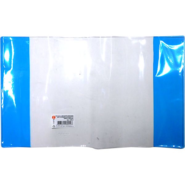 Обложка для тетради, 209*350 мм, PVC 110 мкм, цв. клапаны, DPSkanc (100 шт.)