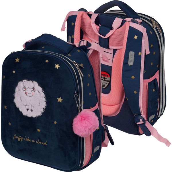 Рюкзак ученический deVENTE Choice_Fluffy Sheep, 38*28*16 см, 17 л, 1000 г, 2 отд., 2 карм., эрг. спинка Рюкзак ученический deVENTE Choice_Fluffy Sheep, 38*28*16 см, 17 л, 1000 г, 2 отд., 2 карм., эрг. спинка