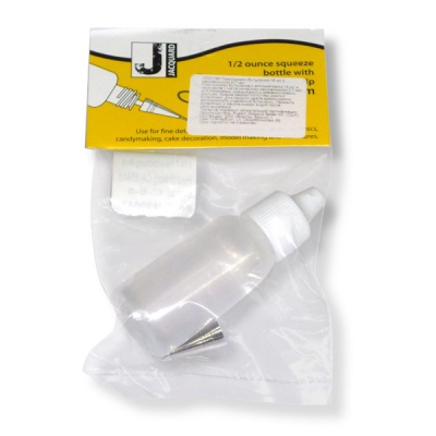 Аппликатор пластиковый с металлическим соплом 0.7 мм JACQUARD (объем 15 мл) Акция!