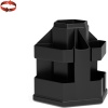 Органайзер для канцелярии ErichKrause Office_Classic, пластиковый, вращающийся, 10 отд., черный