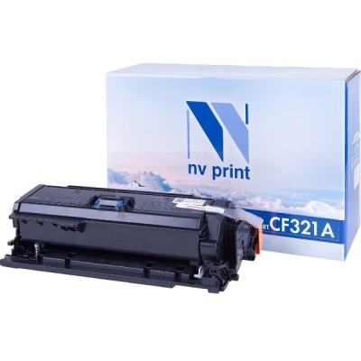 Картридж NVP совместимый НР CF321A Cyan для LaserJet Color M680dn / M680f / M680z (16500k)