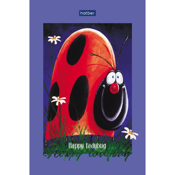 Блокнот на склейке А6, 40 л., клетка, 80 г/м², глянц. лам., Hatber Premium Happy Animals_3 дизайна Блокнот на склейке А6, 40 л., клетка, 80 г/м², глянц. лам., Hatber Premium Happy Animals_3 дизайна