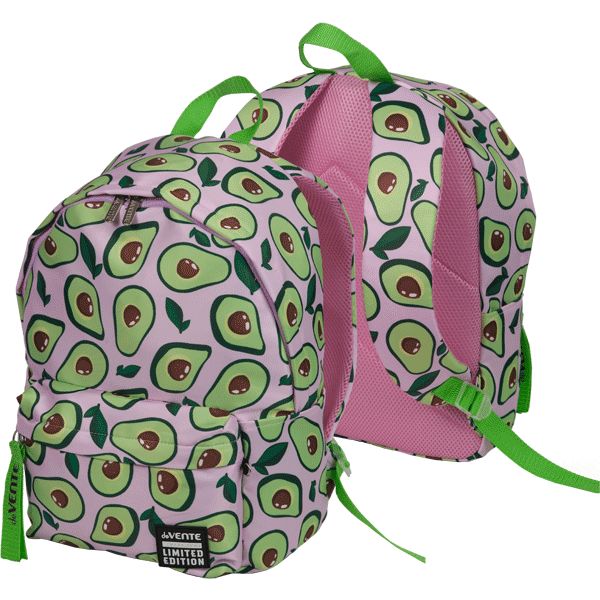 Рюкзак универсальный deVENTE Limited Edition_Pink Avocado, 40*30*14 см, 14 л, 300г, 1 отд., 1 карман Акция!