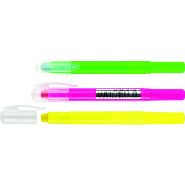 Текстмаркер гелевый ассорти, круглый н-к , выдвижной м-м, CENTRUM