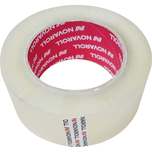 Лента клейкая упаковочная 48 мм * 150 м, BOPP 40 мкм, прозрачная, Nova Roll 203